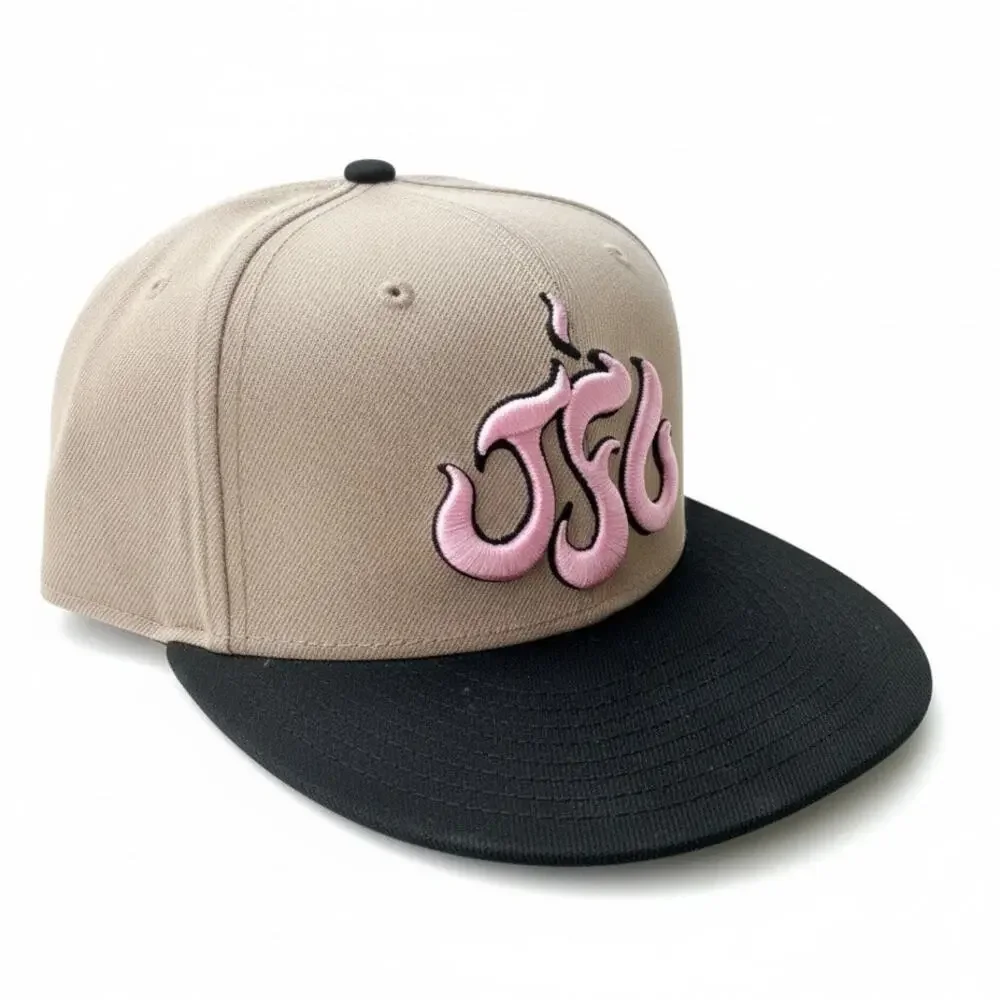 Joe Freshgoods x New‎ Era 59FIFTY Sacred Heart Fitted Camel Black Hat - 7 3/8